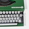 Vintage Green Traveller deLuxe Typewriter from Olympia, 1960s, Image 5