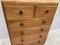 Small Art Deco Wood Chest of Drawers, Image 3