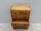 Small Art Deco Wood Chest of Drawers 6