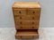 Small Art Deco Wood Chest of Drawers 4