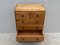 Small Art Deco Wood Chest of Drawers 7