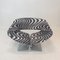 Set of Ribbon Chair with Ottoman by Pierre Paulin for Artifort, 1990s, Image 4