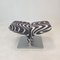 Set of Ribbon Chair with Ottoman by Pierre Paulin for Artifort, 1990s, Image 22