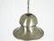 A298 Pendant Lamp in Nickel-Plated Brass and Opaline Glass from Candle, 1960s, Image 4