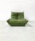 Togo Lounge Chair in Forest Green Leather by Michel Ducaroy for Ligne Roset, Image 3