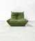 Togo Sessel aus waldgrünem Leder von Michel Ducaroy für Ligne Roset 3