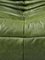 Togo Lounge Chair in Forest Green Leather by Michel Ducaroy for Ligne Roset 6
