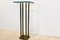 Minimalist Brass and Glass Pedestal Table attributed to Peter Ghyczy, 1970s 10