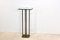 Minimalist Brass and Glass Pedestal Table attributed to Peter Ghyczy, 1970s 3