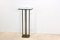 Minimalist Brass and Glass Pedestal Table attributed to Peter Ghyczy, 1970s, Image 3