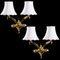 Brass Wall Sconces from Leleu, 1960s, Set of 2, Image 2