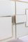 Geometrisches italienisches Sideboard aus Glas & vergoldetem Messing 8