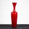 Vintage Red Glass Vase 1