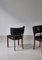 Danish Functionalist Side Chairs attributed to Magnus Stephensen,1940s, Set of 2 5