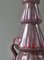 Swedish Grace Porcelain Table Lamp with Pink and Purple Glazing by Louise Adelborg for Rörstrand, 1920s 5