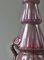 Swedish Grace Porcelain Table Lamp with Pink and Purple Glazing by Louise Adelborg for Rörstrand, 1920s, Image 5