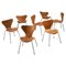 Sedia modello 7 vintage di Arne Jacobsen per Fritz Hanssen, 1966, Immagine 1