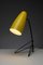Lámpara de mesa Grashopper amarilla, 1950, Imagen 5