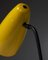 Lámpara de mesa Grashopper amarilla, 1950, Imagen 3