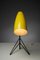 Lámpara de mesa Grashopper amarilla, 1950, Imagen 10