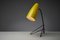 Lámpara de mesa Grashopper amarilla, 1950, Imagen 4