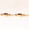 8 Karat Yellow Gold Semi-Rigid Bracelet with Garnets, 1960s-1970s 6