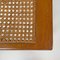 Sgabelli Mid-Century moderni quadrati in legno e paglia di Vienna, Italia, anni '60, set di 3, Immagine 9