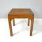 Italian Mid-Century Modern Square Stools in Wood and Vienna Straw, 1960s, Set of 3 7