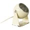 Lámpara de pared o mesa era espacial italiana de metal blanco, años 70, Imagen 1