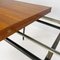 Mesa de comedor extensible italiana de madera y metal, años 60, Imagen 13