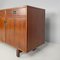 Italian Mid-Century Modern Wood Sideboard with Brass Handles attributed to Stildomus, 1960s, Image 9