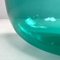 Italian Postmodern Teal Murano Glass Bowl attributed to Venini, 1990s 8