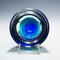 Geode Bowl in Blue and Green Murano Glass by Archimede Seguso, Italy, 1960s, Image 5