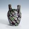 Antique Millefiori Murano Glass Vase with Handles from Fratelli Toso, 1910s 4