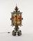 Floor Lamp Lantern in Wrought Iron and Hammered Glass by Longobard, 1970s, Image 2