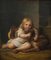 A. Lemoine, Bambina con cane, XIX secolo, Olio su tela, In cornice, Immagine 2