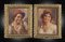 Antonio Vallone, Young Commoners, Early 20th Century, Oil on Canvas Paintings, Set of 2 1