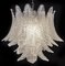 Lámparas de araña italianas de cristal de Murano, años 80. Juego de 2, Imagen 4