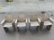 Vintage Patinated Dining Chairs by Tito Agnoli for Matteo Grassi, 1980, Set of 4, Image 2