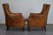 Sheep Leather Armchairs, Set of 2 3