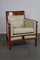 Art Deco Decoforma Series Armchair in Cream Leather from Schuitema, Image 3