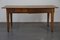 Early 19th Century French Fruitwood Dining Table on Wheels with 3 Drawers 1