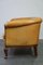Club Armchairs and Sofa in Cognac Leather, Set of 3 6