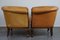 Club Armchairs and Sofa in Cognac Leather, Set of 3 12