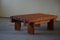 Tavolino da caffè rettangolare moderno brutalista in pino di Pomerania, Danimarca, anni '60, Immagine 11