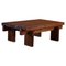 Danish Modern Brutalist Rectangular Coffee Table in Pomeranian Pine, 1960s 1