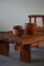 Tavolino da caffè rettangolare moderno brutalista in pino di Pomerania, Danimarca, anni '60, Immagine 12