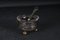 Ciotola da caviale antica in argento 800 con cucchiaio, set di 2, Immagine 7