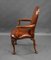 Antique Hand Dyed Leather Armchairs, 1900, Set of 7, Image 10