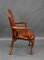 Antique Hand Dyed Leather Armchairs, 1900, Set of 7 8